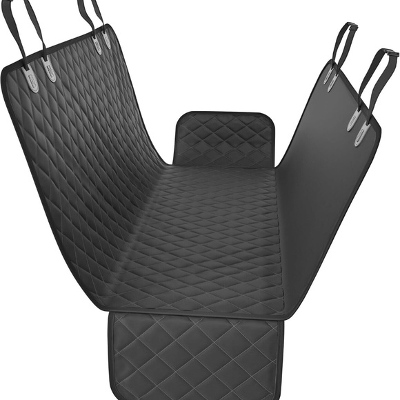 Dog Car Seat Cover for Back Seat, Waterproof, SUV, Standard 53"x56", Black - Picture 3 of 3